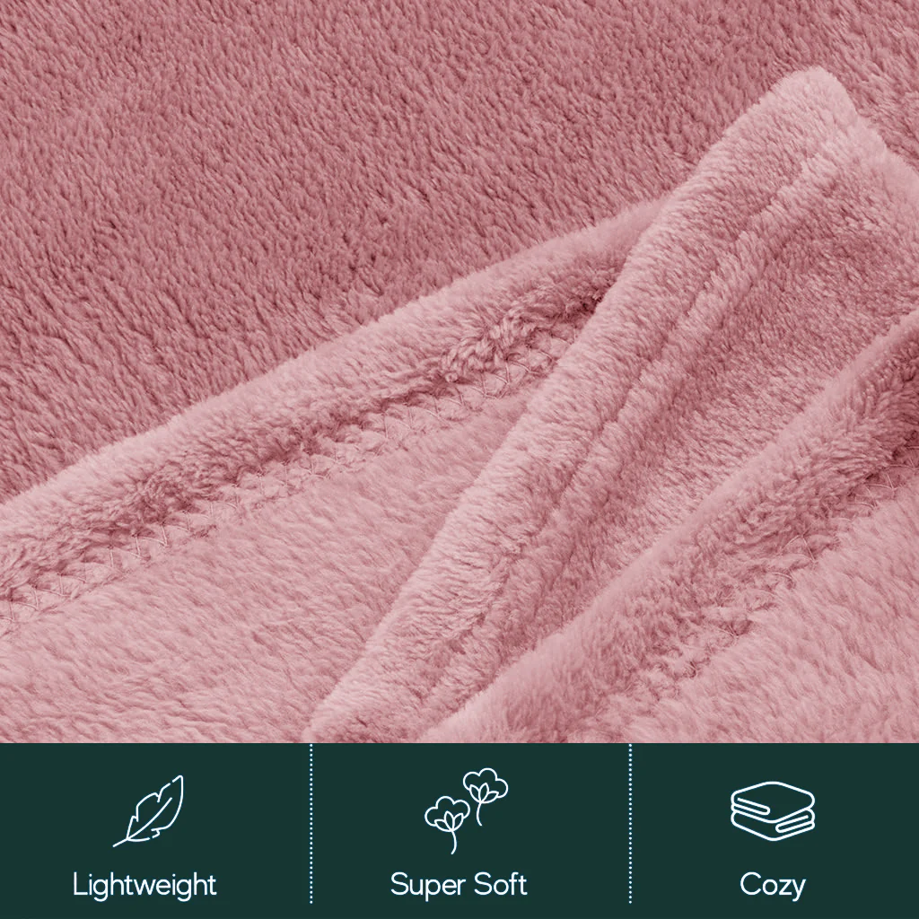 All-Season Cozy Fleece Set – Dusky Rose - Image 5