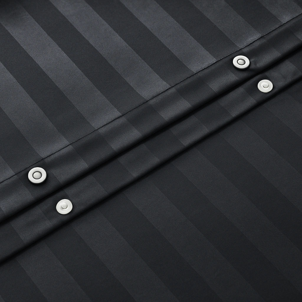 Black Stripes Duvet Cover Set 6Pcs - Image 4