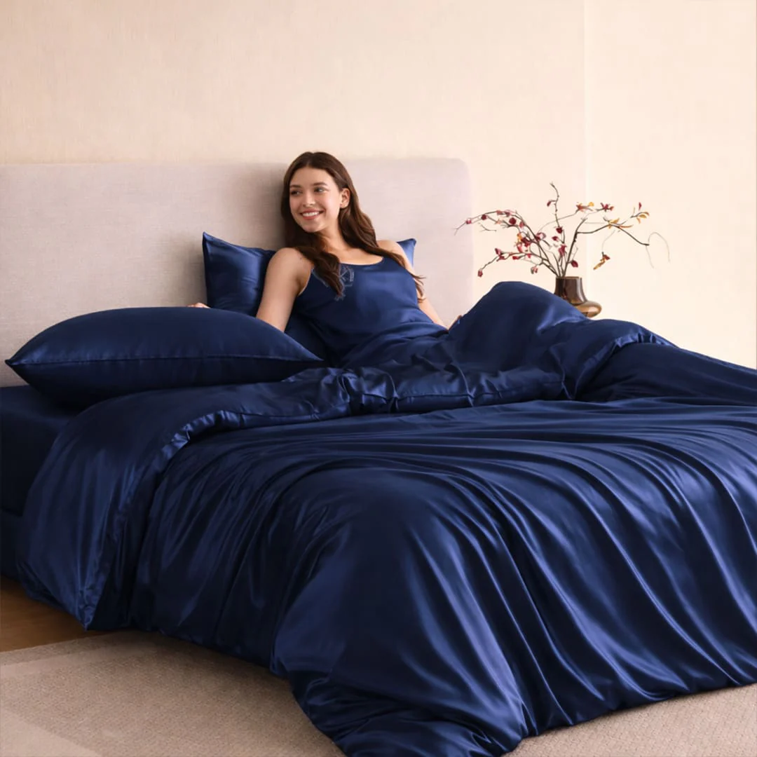 Premium Luxe Silk Duver Cover Set- 3pcs - Image 12