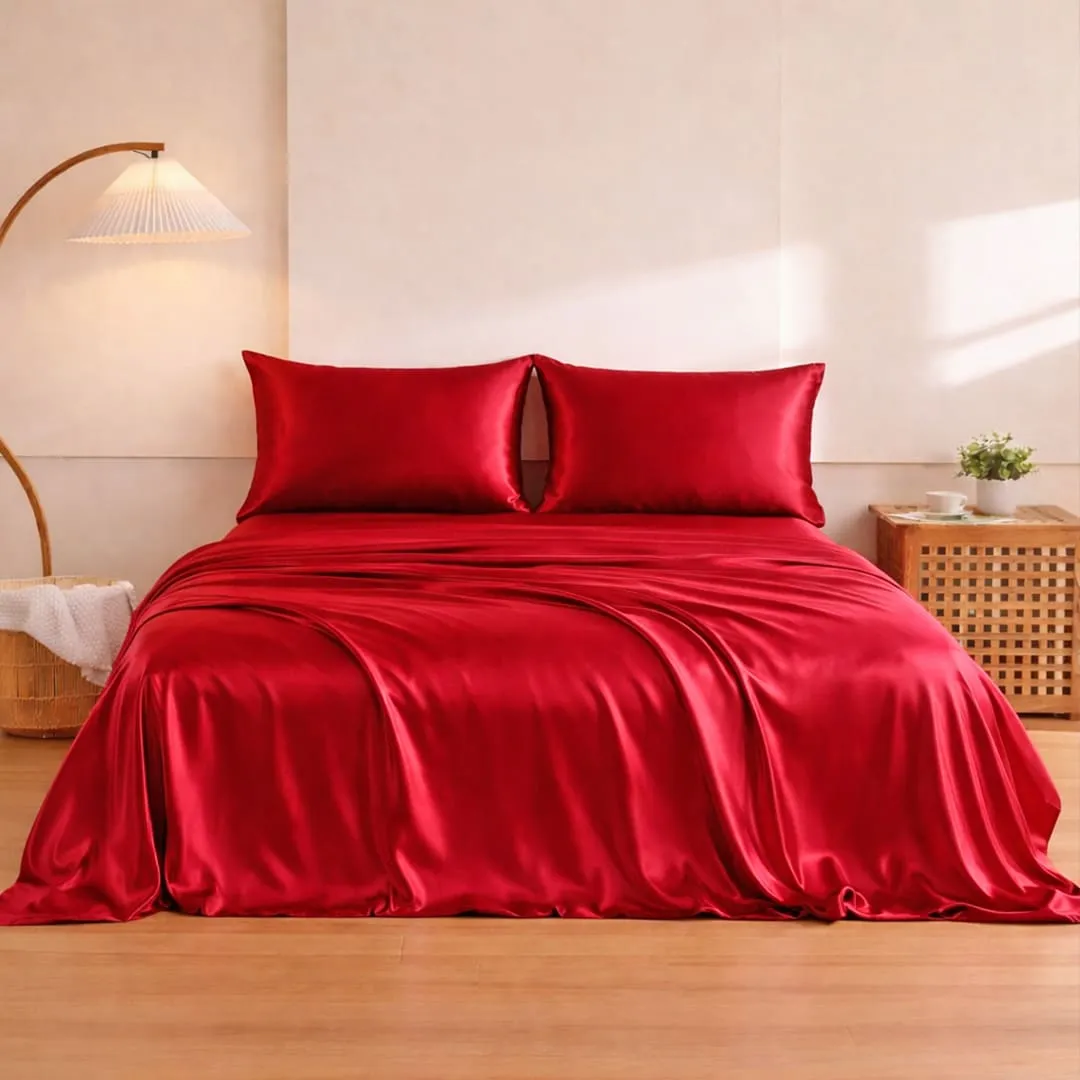 Premium Luxe Silk Duver Cover Set- 3pcs - Image 28