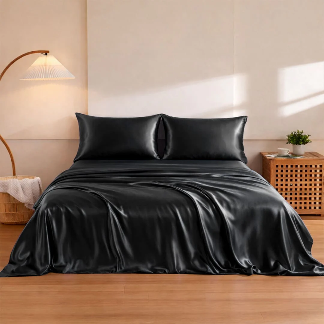 Premium Luxe Silk Duver Cover Set- 3pcs - Image 5