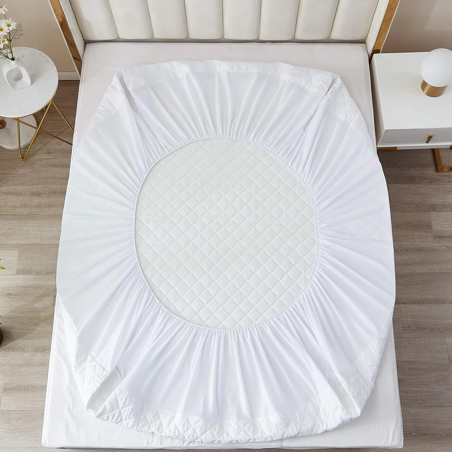 Microfiber Quilted Mattress Protector - Image 4