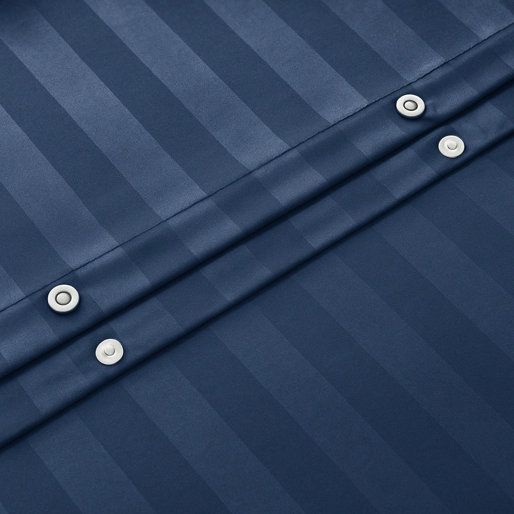 Navy Stripes Duvet Cover Set 6PCS - Image 4